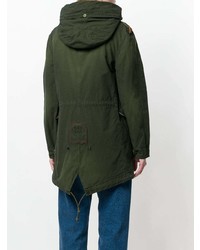 Женская темно-зеленая парка от Mr & Mrs Italy