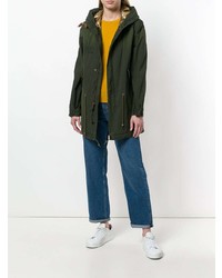 Женская темно-зеленая парка от Mr & Mrs Italy