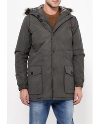 Мужская темно-зеленая парка от E-Bound