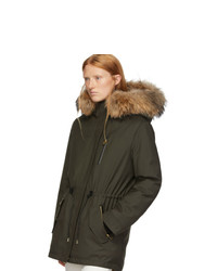 Женская темно-зеленая парка от Mackage