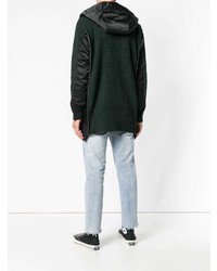 Мужская темно-зеленая парка от Diesel