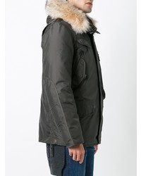 Мужская темно-зеленая парка от Parajumpers