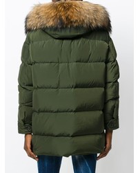 Женская темно-зеленая парка от Dsquared2