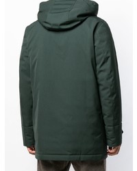 Мужская темно-зеленая парка от Fay