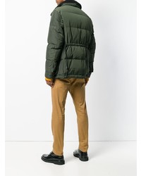 Мужская темно-зеленая парка от DSQUARED2