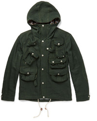 Темно-зеленая полевая куртка от Junya Watanabe