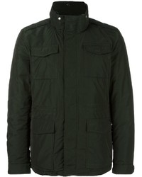 Темно-зеленая полевая куртка от Woolrich