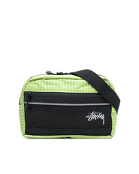 Мужская темно-зеленая поясная сумка от Stussy