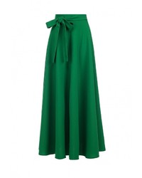 Темно-зеленая пышная юбка от Be In