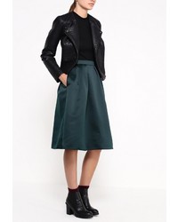 Темно-зеленая пышная юбка от Pinko