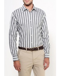 Мужская темно-зеленая рубашка с длинным рукавом от GREG