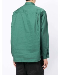 Мужская темно-зеленая рубашка с длинным рукавом от Neighborhood