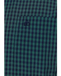 Мужская темно-зеленая рубашка с длинным рукавом от Merc