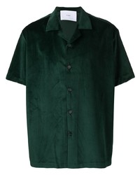 Мужская темно-зеленая рубашка с коротким рукавом от Goodfight