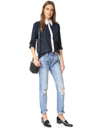 Женская темно-зеленая рубашка от NSF