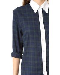 Женская темно-зеленая рубашка от NSF