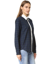 Женская темно-зеленая рубашка от NSF