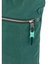 Темно-зеленая сумка почтальона из плотной ткани от As2ov