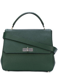 Женская темно-зеленая сумка от Bally