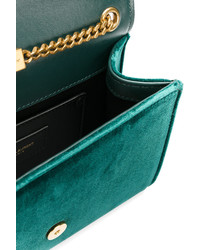 Женская темно-зеленая сумка от Saint Laurent