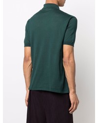 Мужская темно-зеленая футболка-поло в клетку от Marni