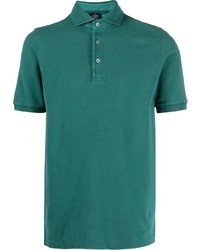 Мужская темно-зеленая футболка-поло от Barba
