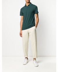 Мужская темно-зеленая футболка-поло от Filippa K