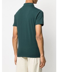 Мужская темно-зеленая футболка-поло от Filippa K
