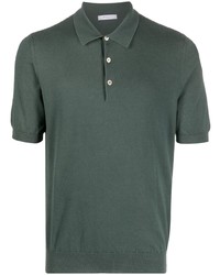 Мужская темно-зеленая футболка-поло от Boglioli