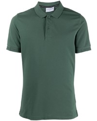 Мужская темно-зеленая футболка-поло от Calvin Klein Jeans