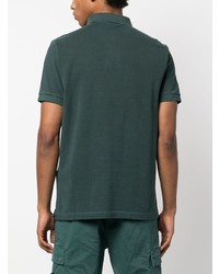 Мужская темно-зеленая футболка-поло от Stone Island