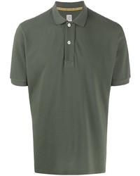 Мужская темно-зеленая футболка-поло от Eleventy