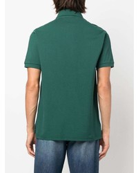 Мужская темно-зеленая футболка-поло от Etro