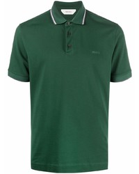 Мужская темно-зеленая футболка-поло от Ermenegildo Zegna