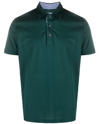 Мужская темно-зеленая футболка-поло от Fileria