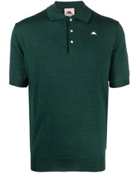 Мужская темно-зеленая футболка-поло от Kappa