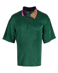 Мужская темно-зеленая футболка-поло от Kolor