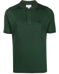 Мужская темно-зеленая футболка-поло от Lacoste