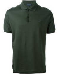Мужская темно-зеленая футболка-поло от Lanvin