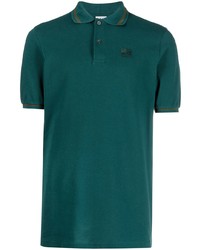 Мужская темно-зеленая футболка-поло от Loewe