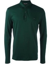 Мужская темно-зеленая футболка-поло от Michael Kors
