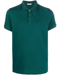 Мужская темно-зеленая футболка-поло от Moncler