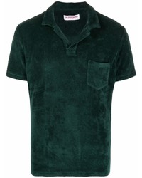 Мужская темно-зеленая футболка-поло от Orlebar Brown