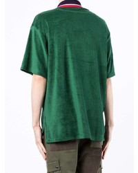 Мужская темно-зеленая футболка-поло от Kolor