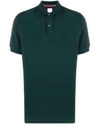 Мужская темно-зеленая футболка-поло от Paul Smith