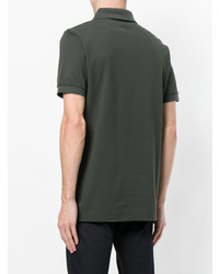 Мужская темно-зеленая футболка-поло от Tomas Maier