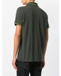 Мужская темно-зеленая футболка-поло от Tomas Maier