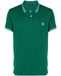 Мужская темно-зеленая футболка-поло от PS Paul Smith