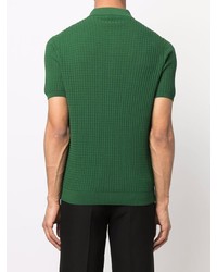 Мужская темно-зеленая футболка-поло от Zanone
