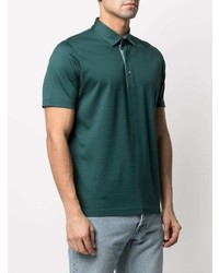 Мужская темно-зеленая футболка-поло от Fileria